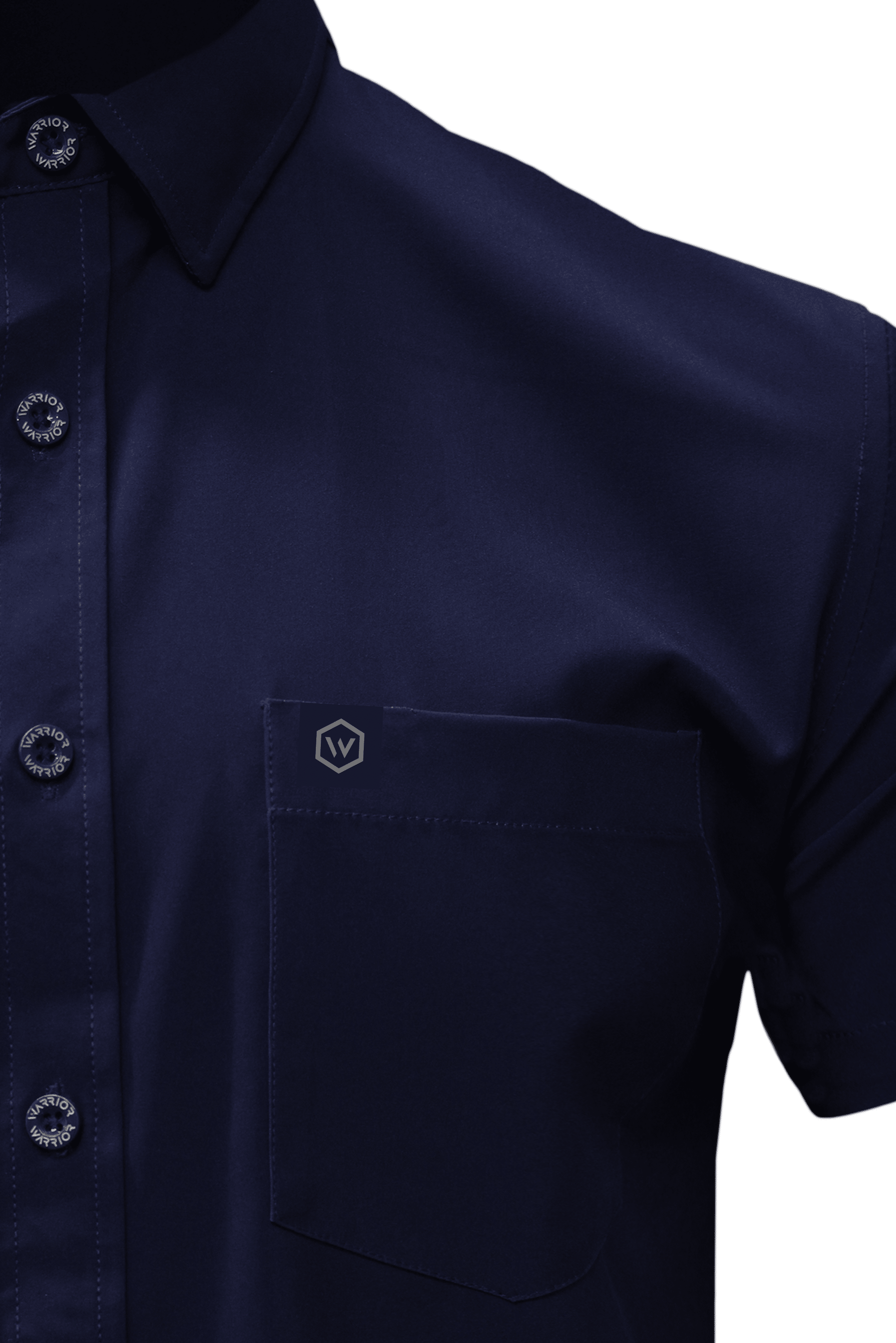 Solid Navy Blue Button Down