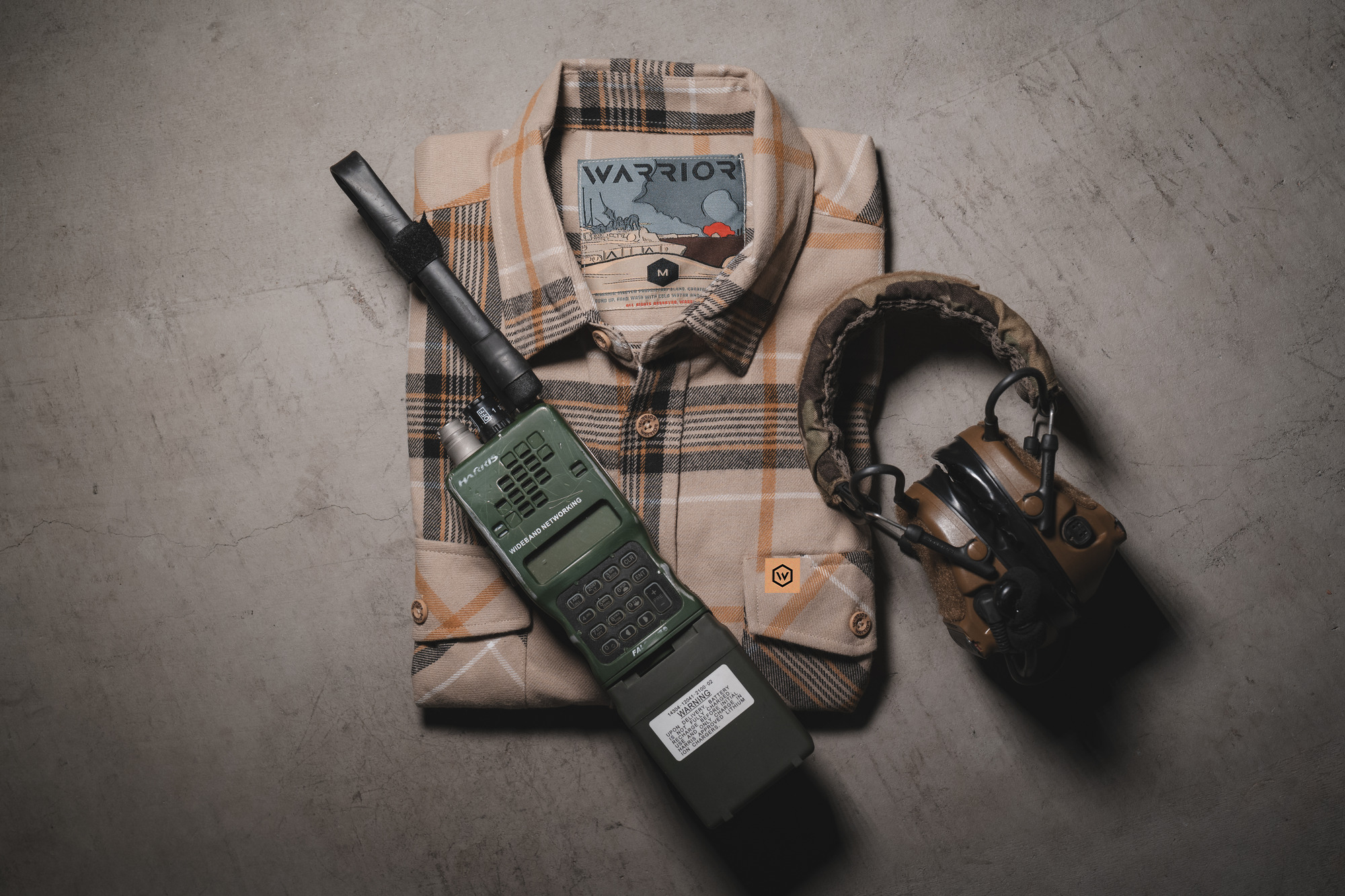 Desert Storm Plaid Flannel