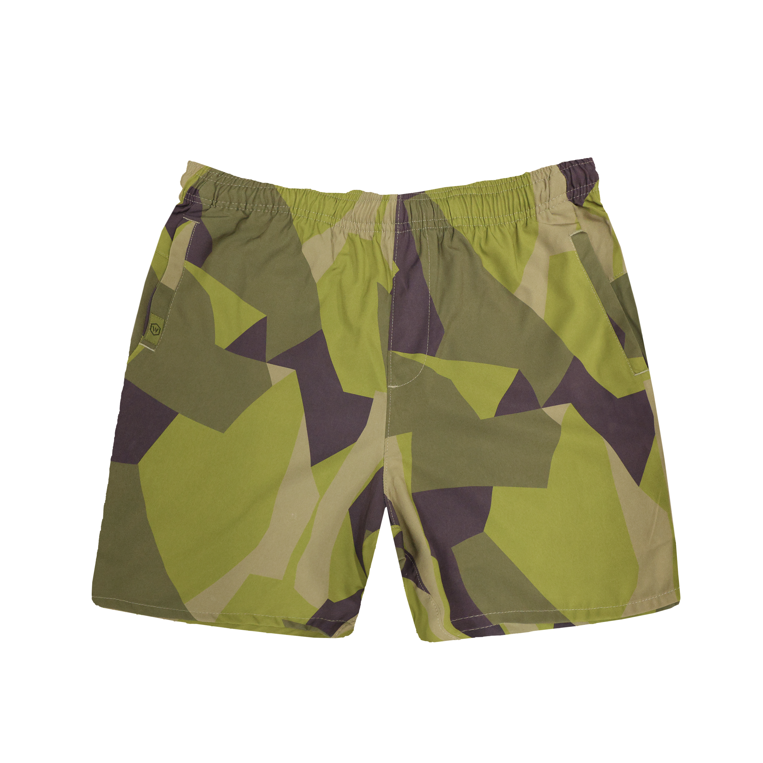 Swedish M90 Woodland Shorts 6" Inseam