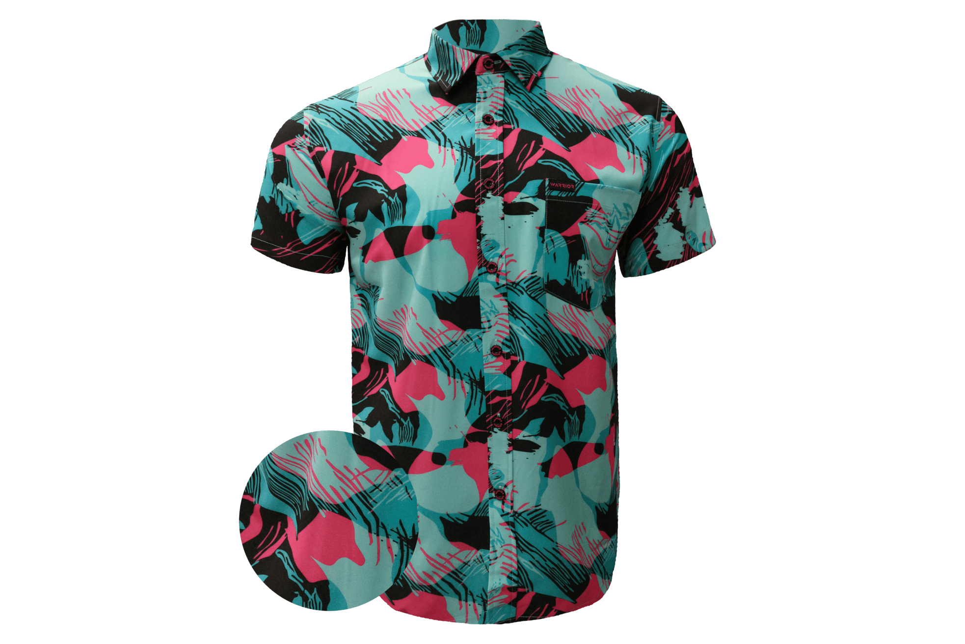 Miami Brushstroke Button Down