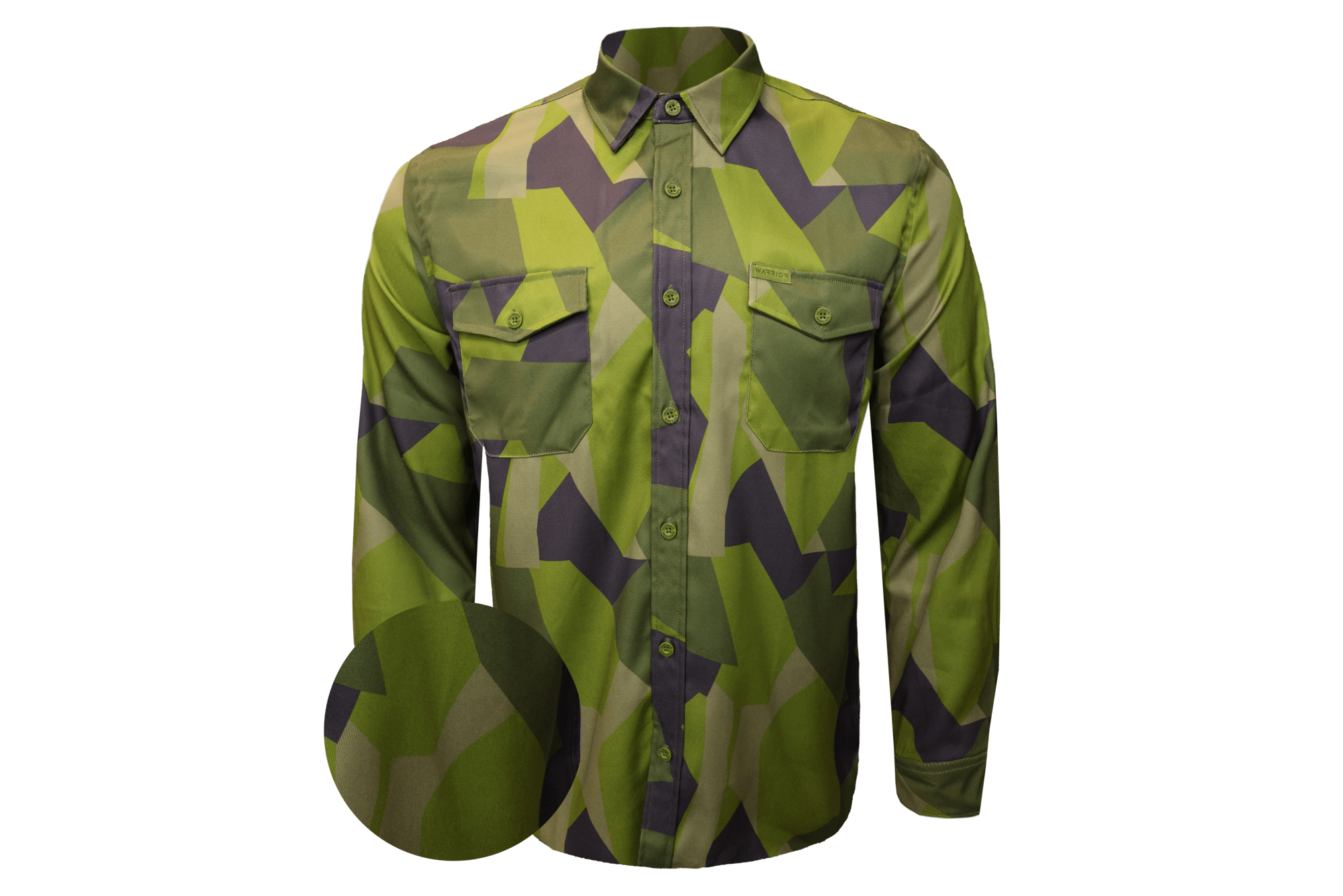 Swedish M90 Woodland Midweight Flannel