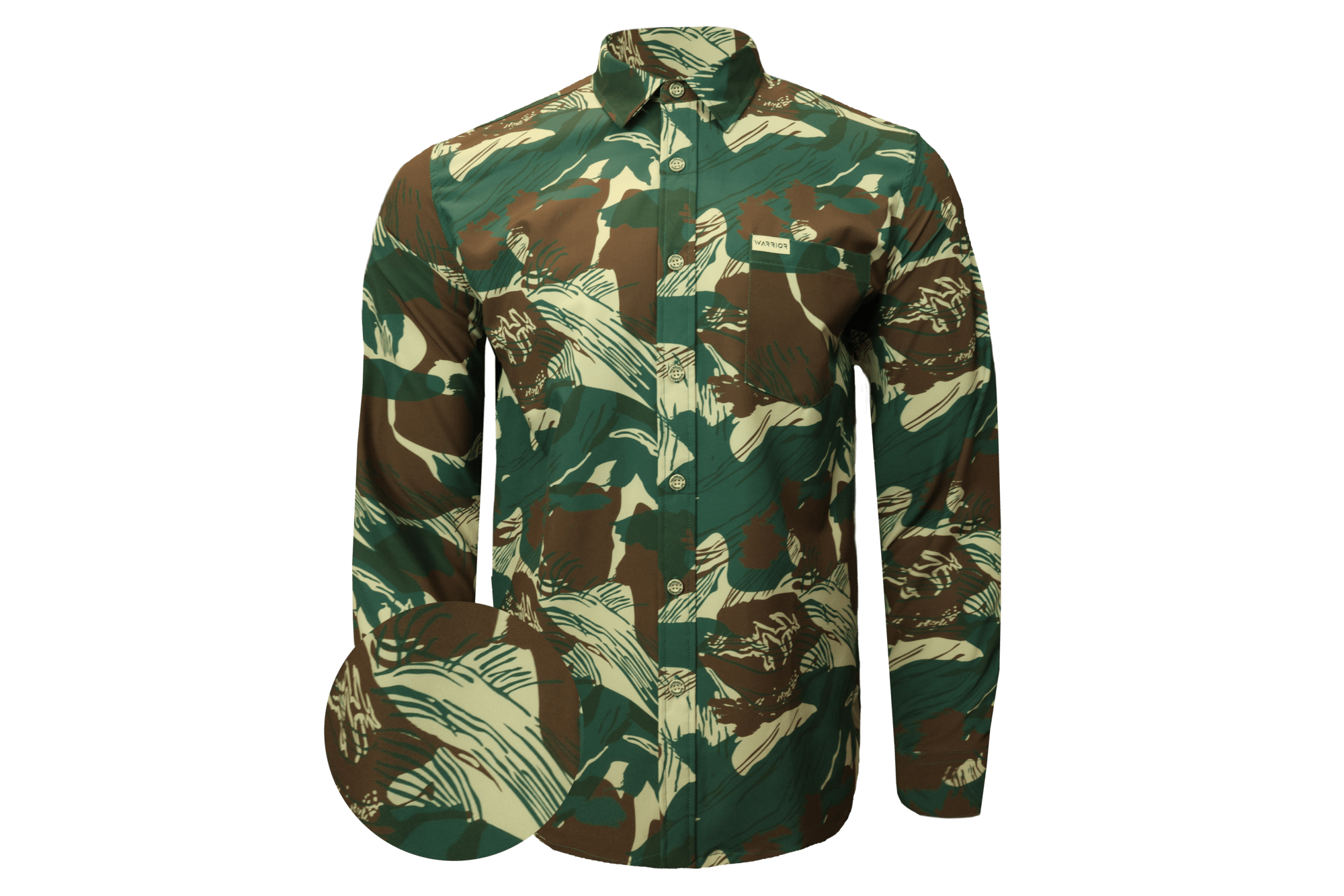 Rhodesian Brushstroke Long Sleeve Button Down