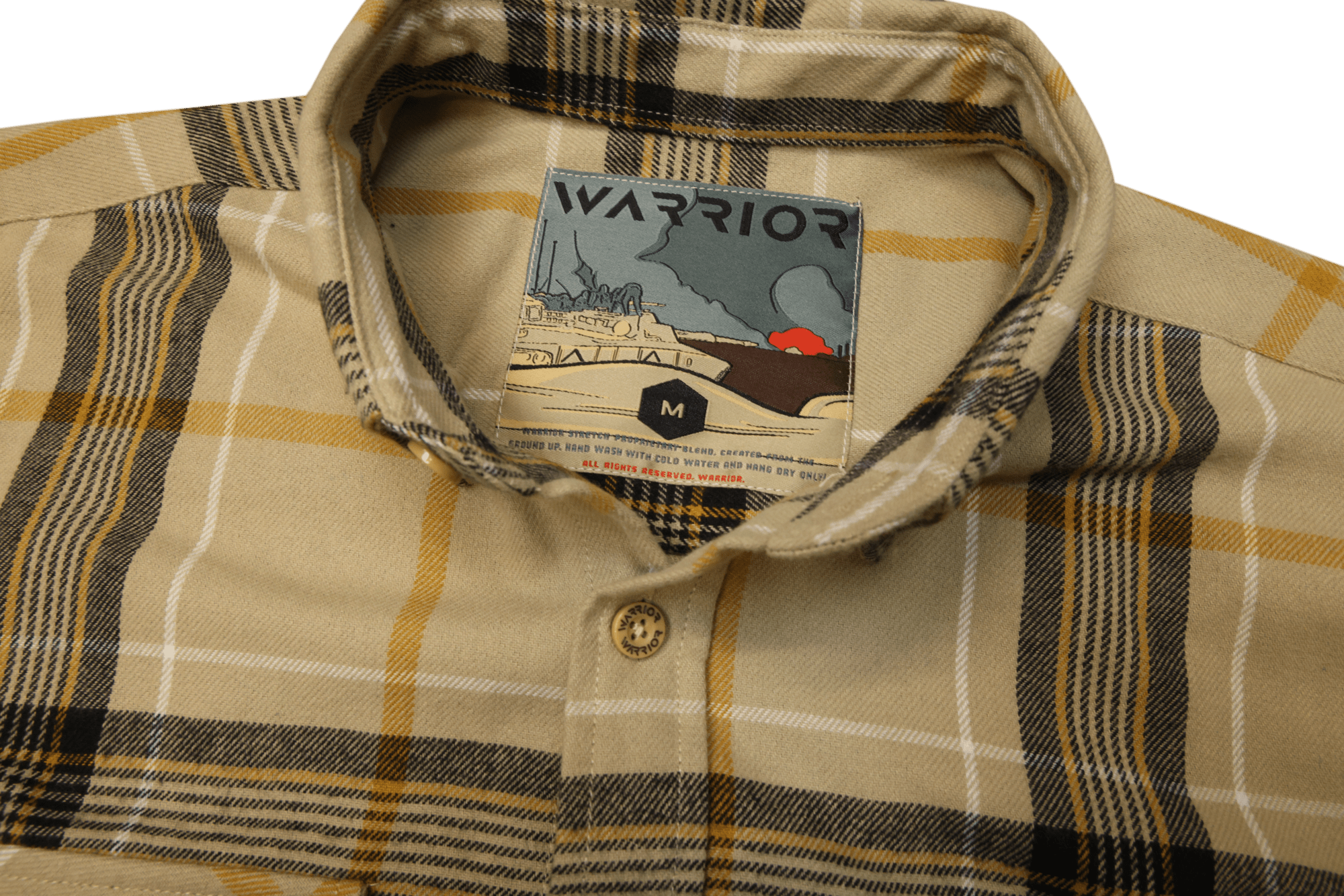 Desert Storm Plaid Flannel