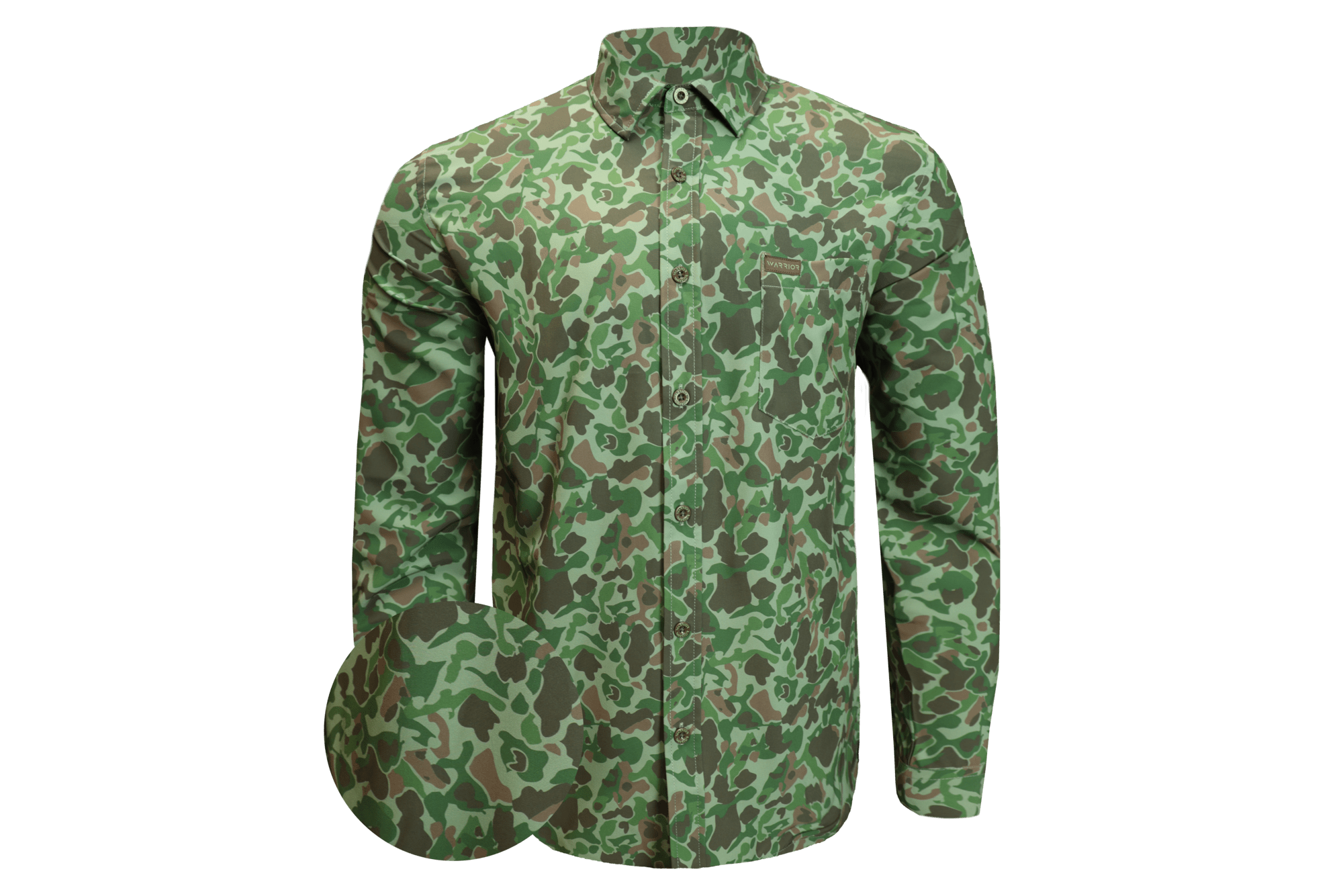 Frogskin Long Sleeve Button Down