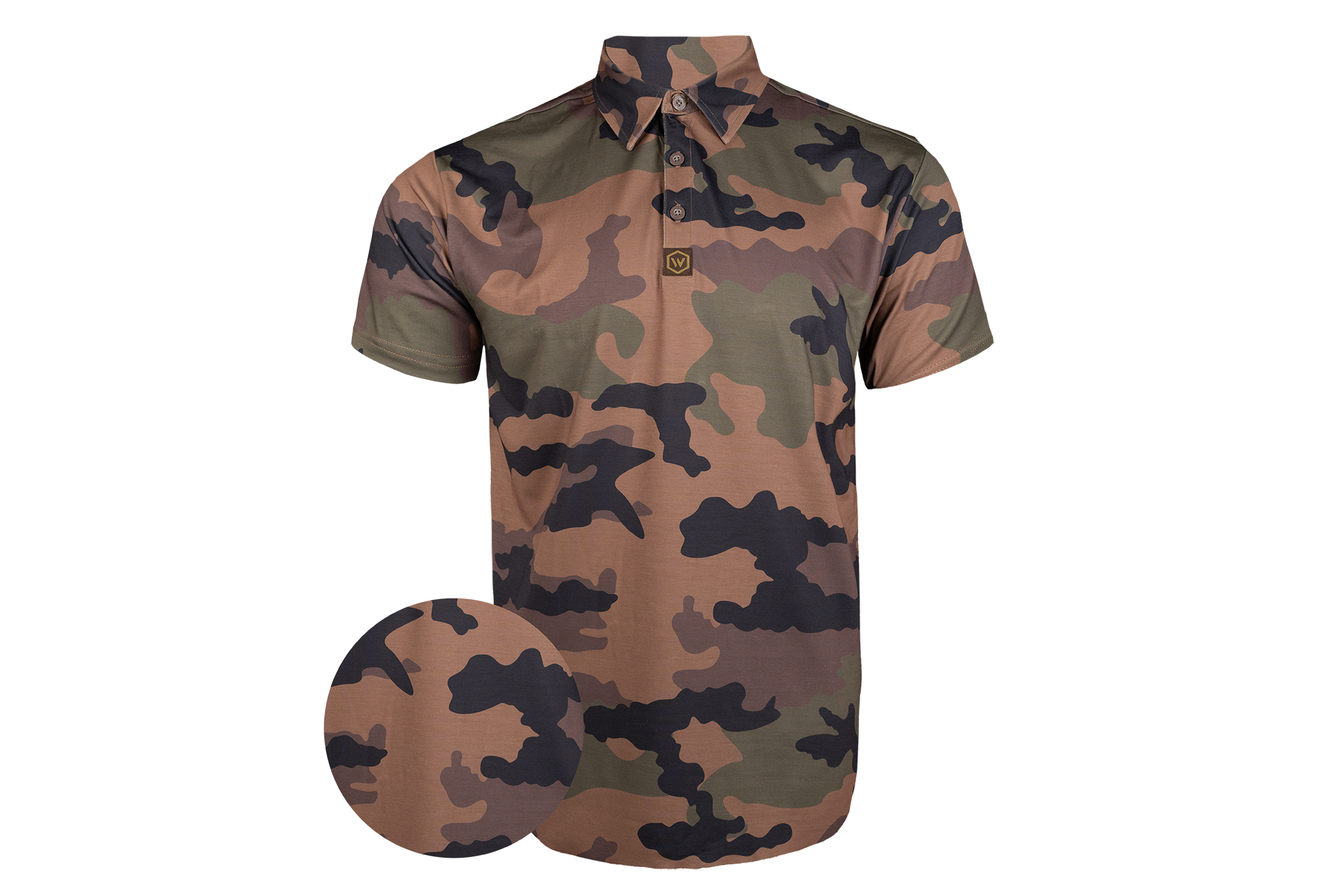 French CCE Woodland Polo