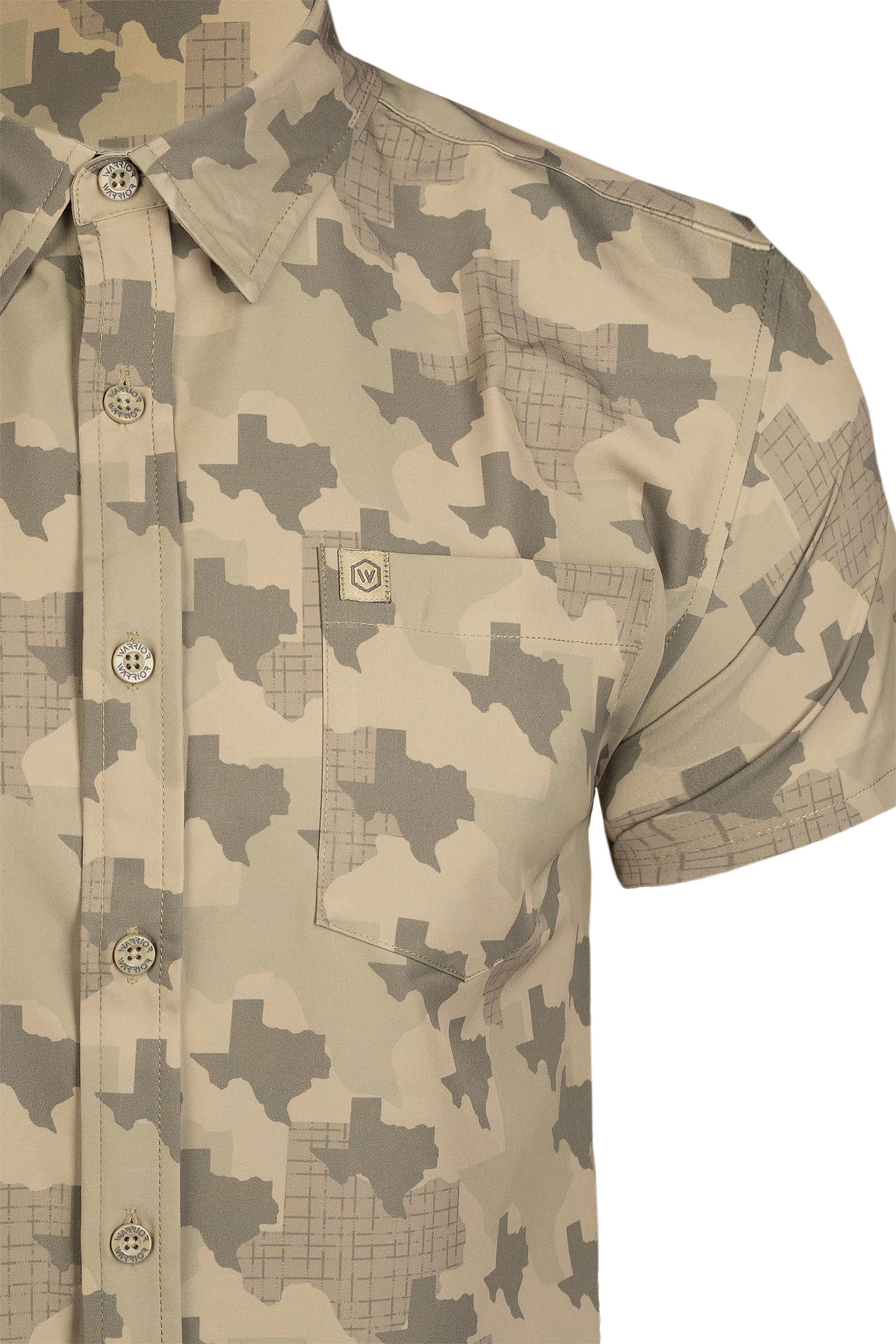 Texas State Camo Button Down