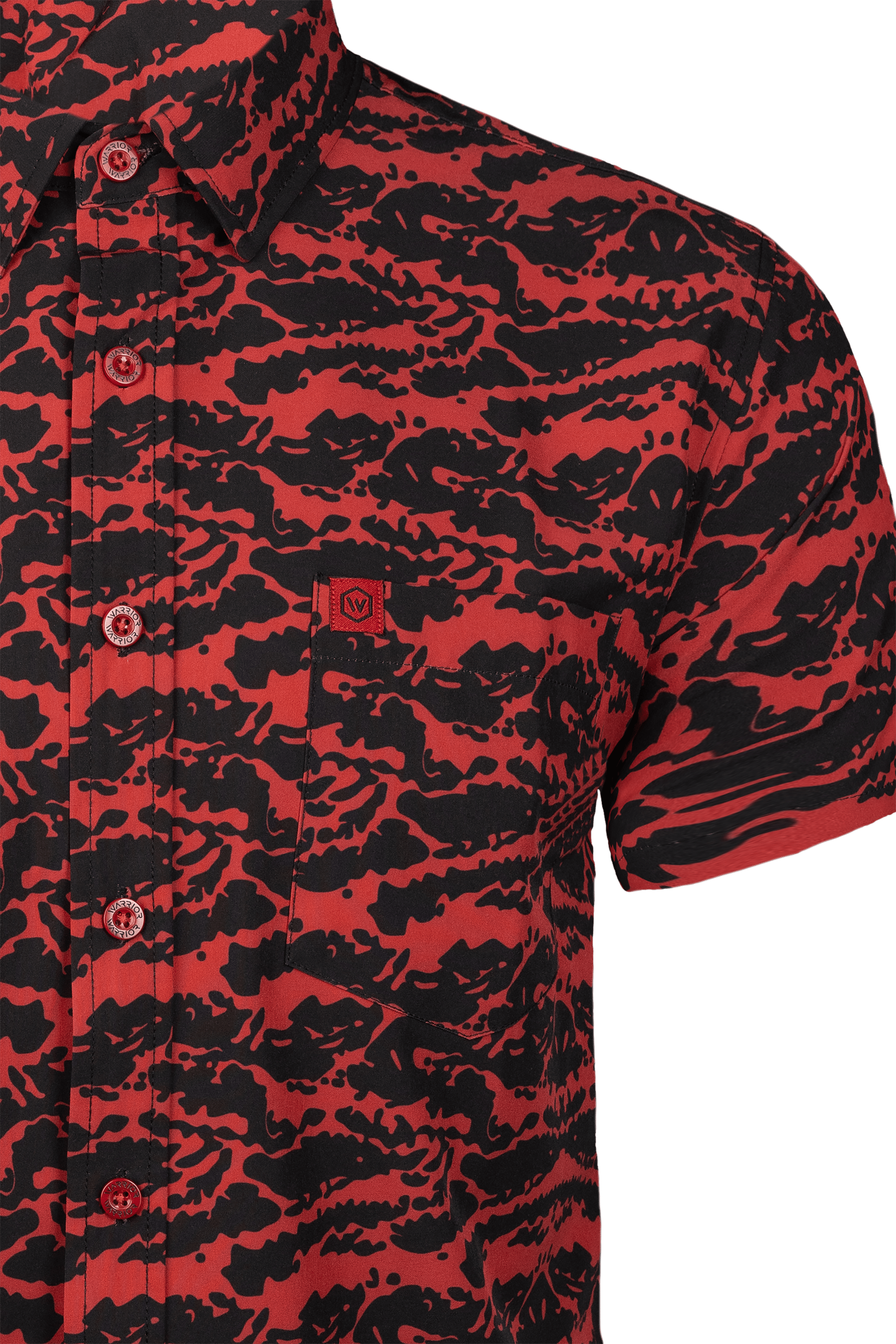 COD Red Tiger Button Down FINAL SALE