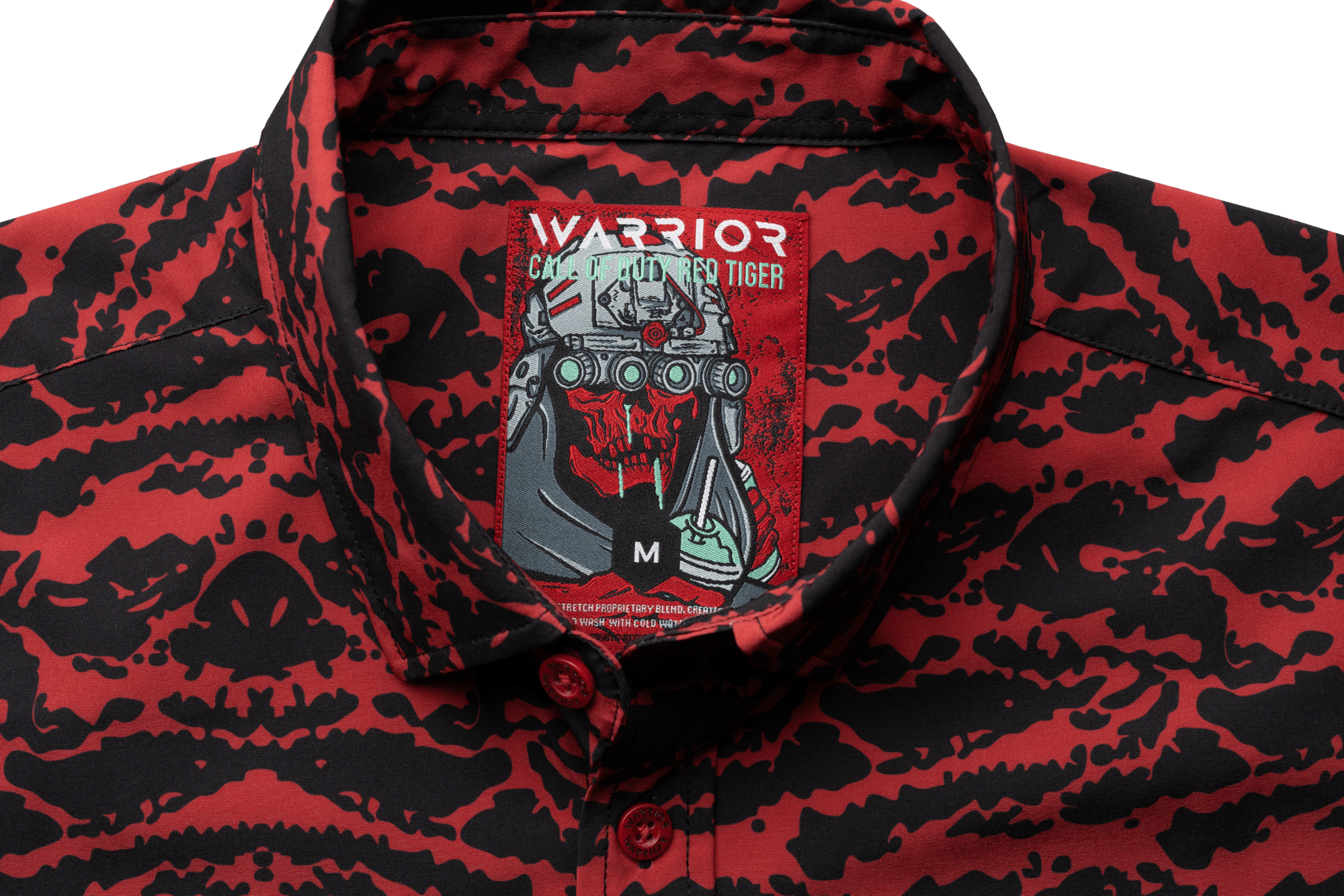 COD Red Tiger Button Down FINAL SALE