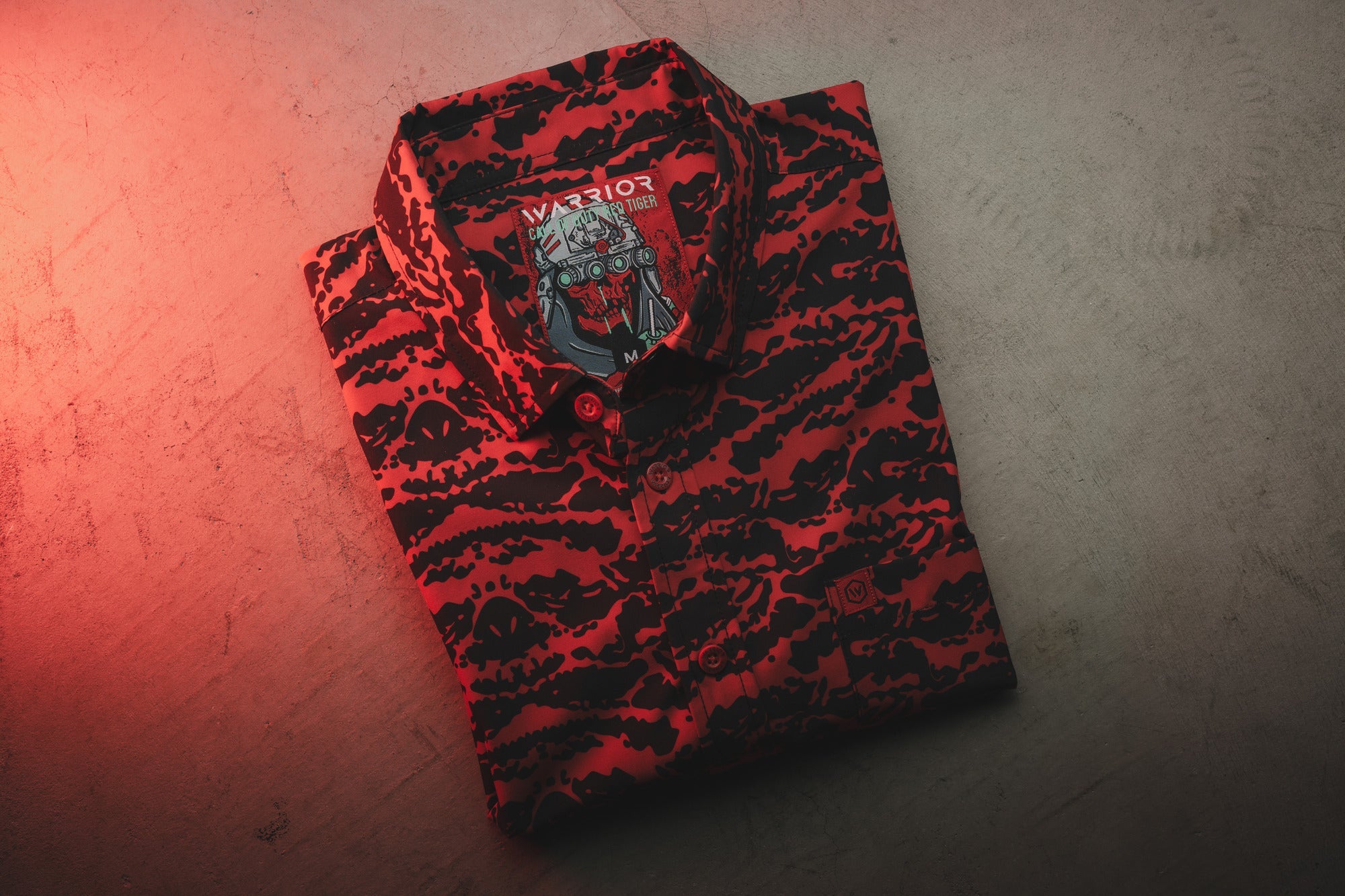 COD Red Tiger Button Down FINAL SALE