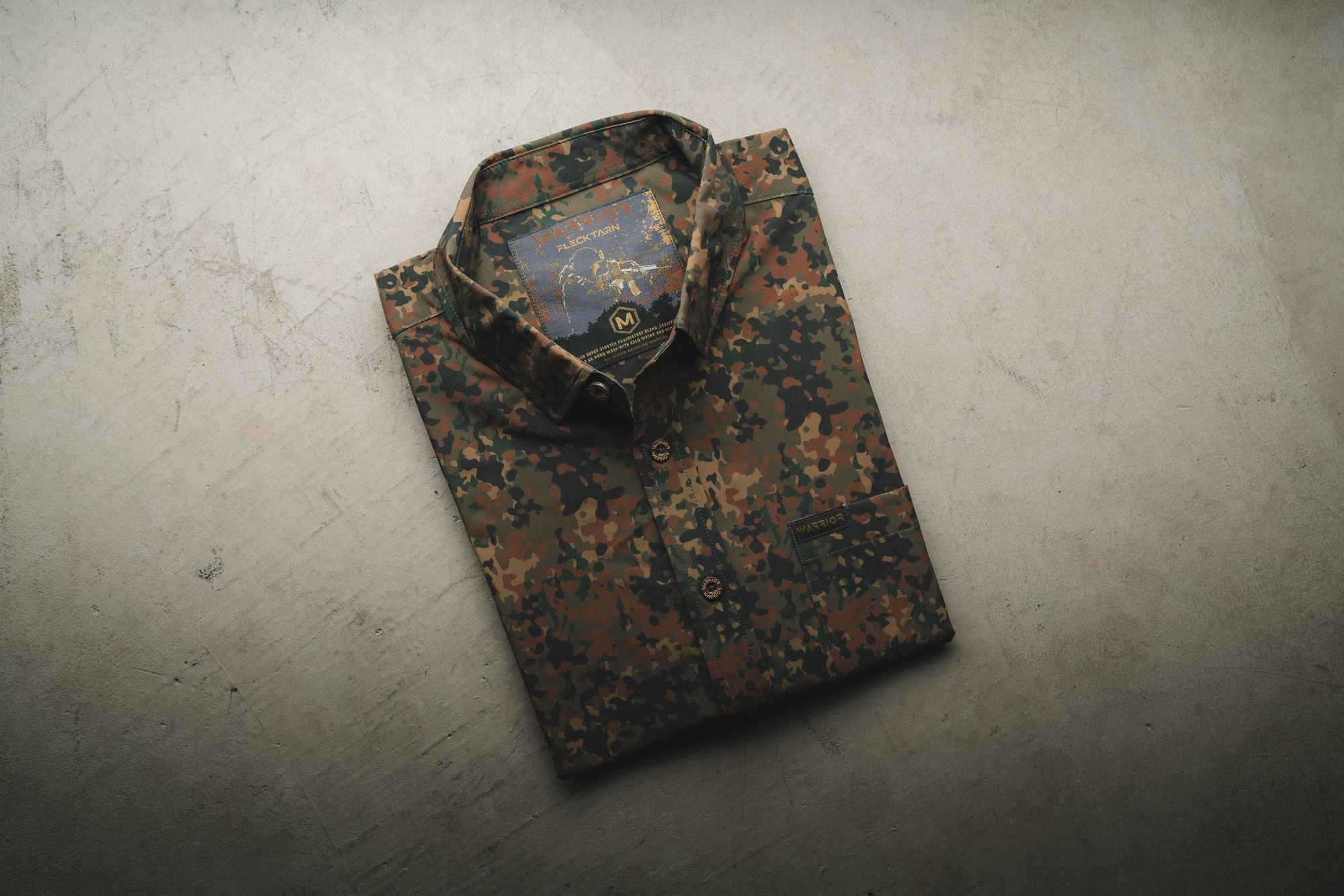 Flecktarn Button Down