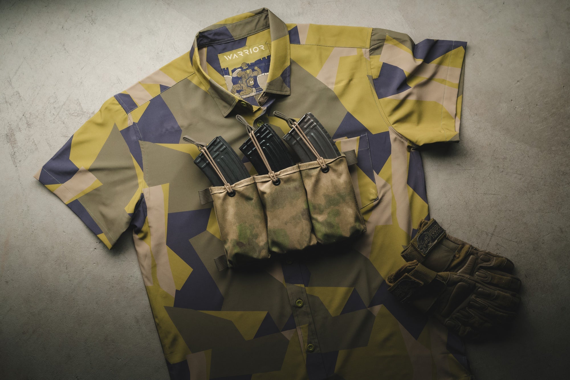 Swedish M90 Woodland Button Down