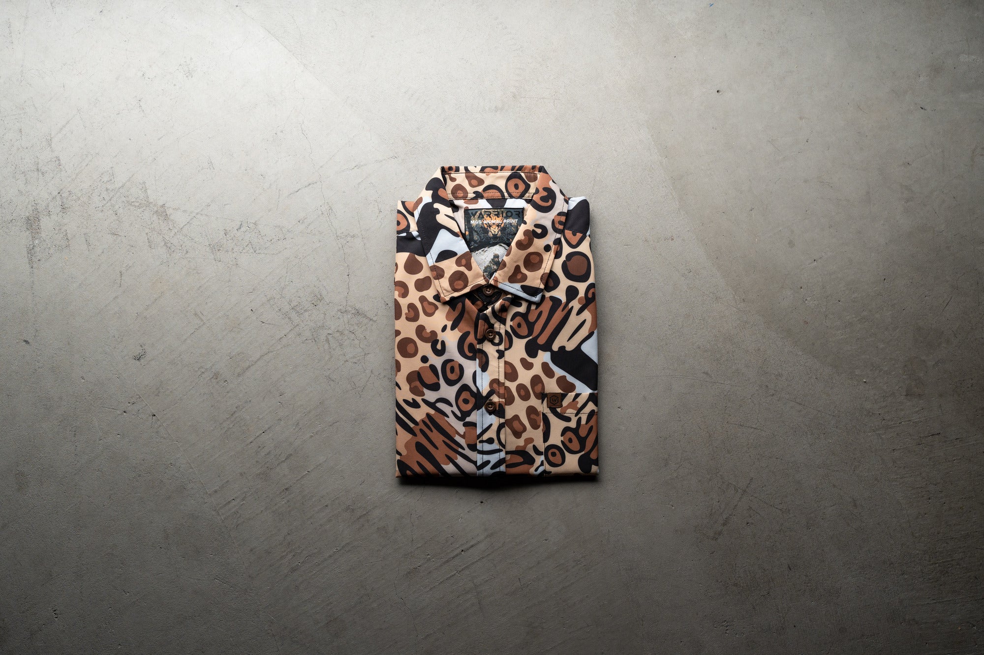 MGS Animal Print Button Down FINAL SALE