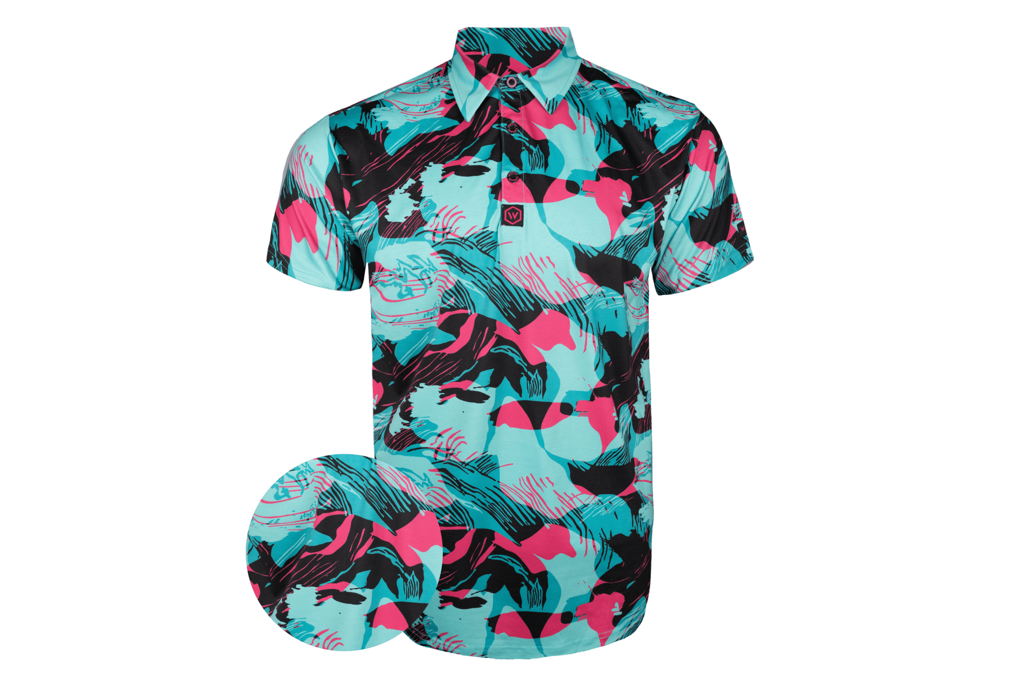 Miami Brushstroke Polo