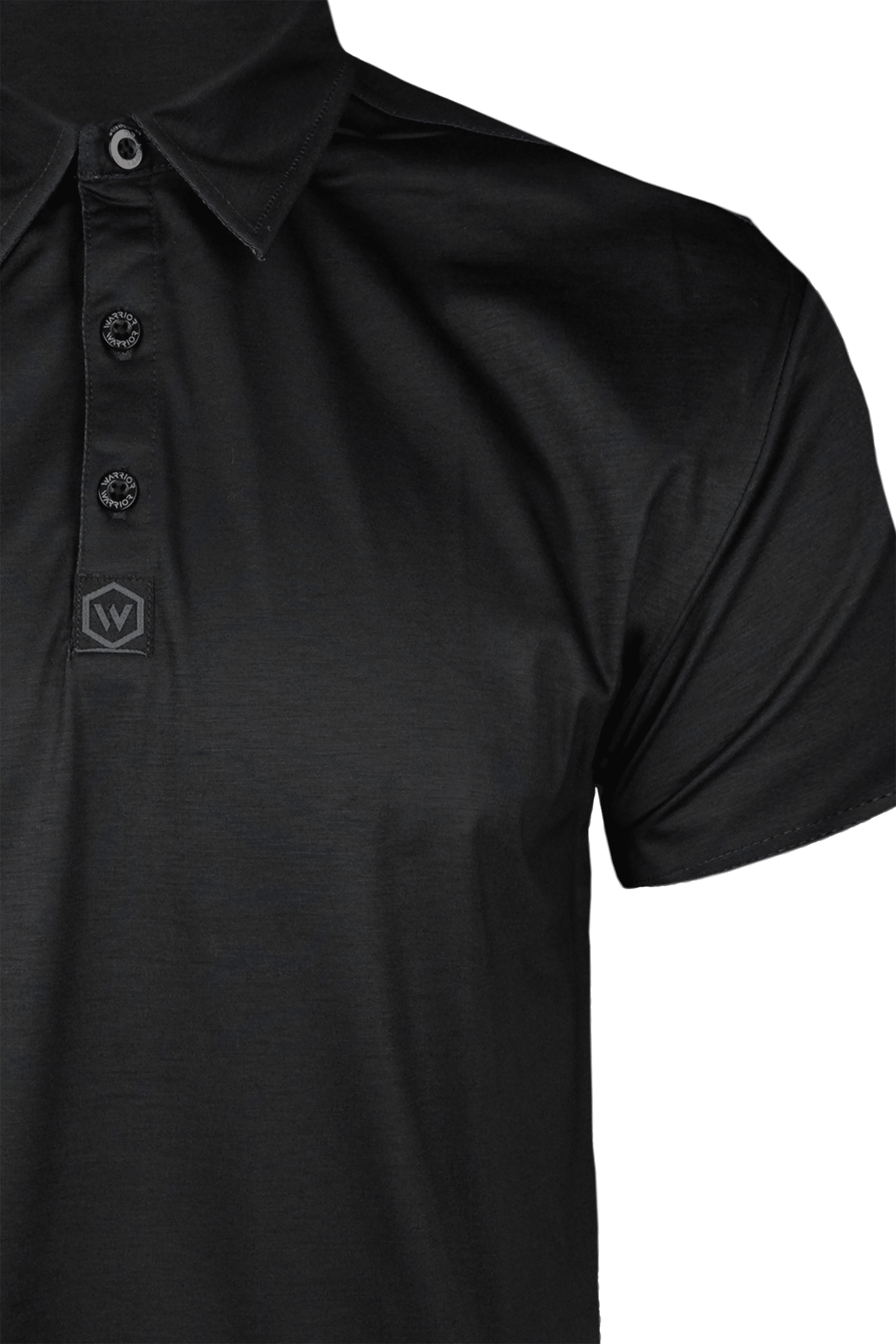 Solid Black Polo