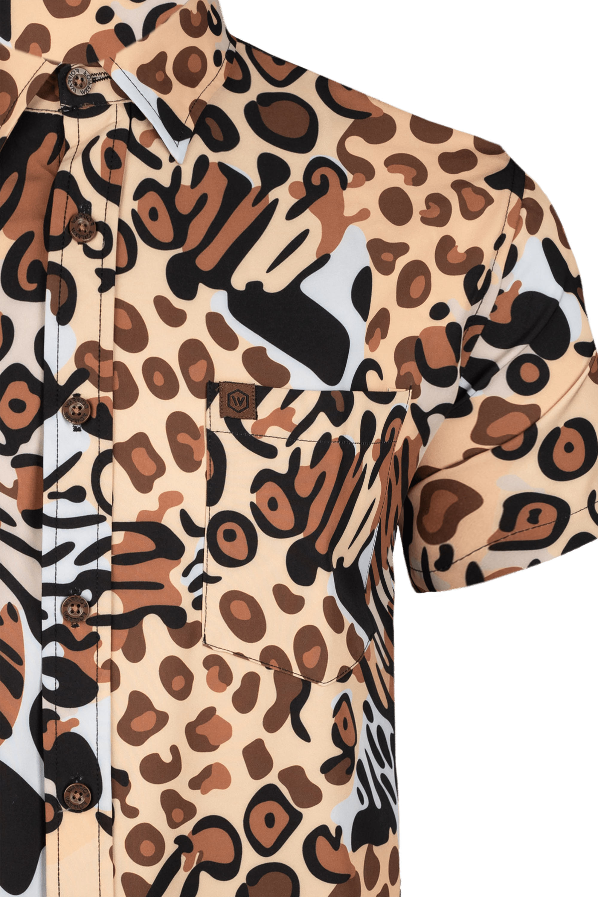 MGS Animal Print Button Down FINAL SALE