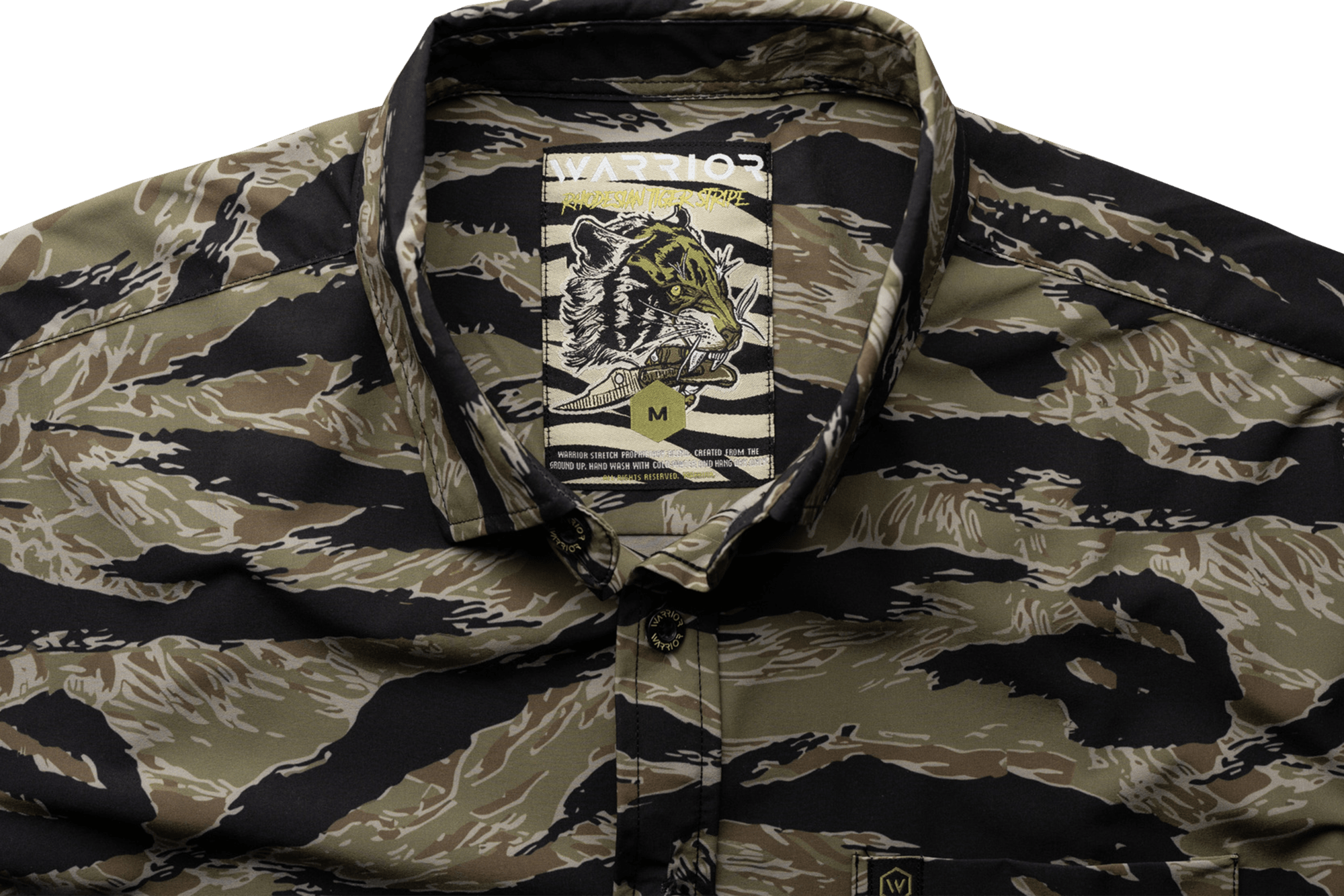 Rhodesian Tiger Stripe Button Down