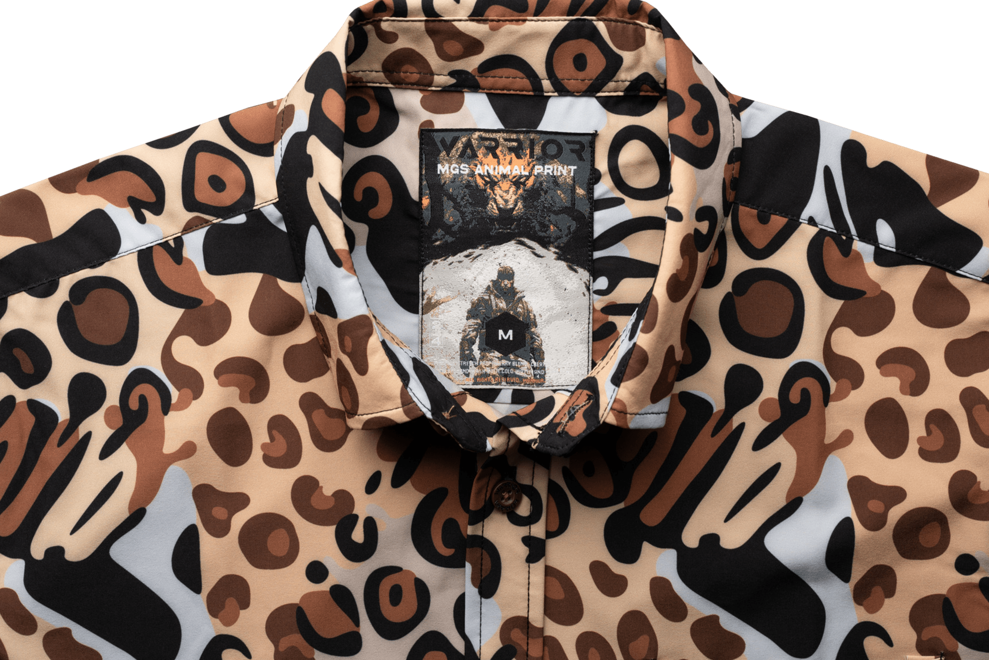 MGS Animal Print Button Down FINAL SALE