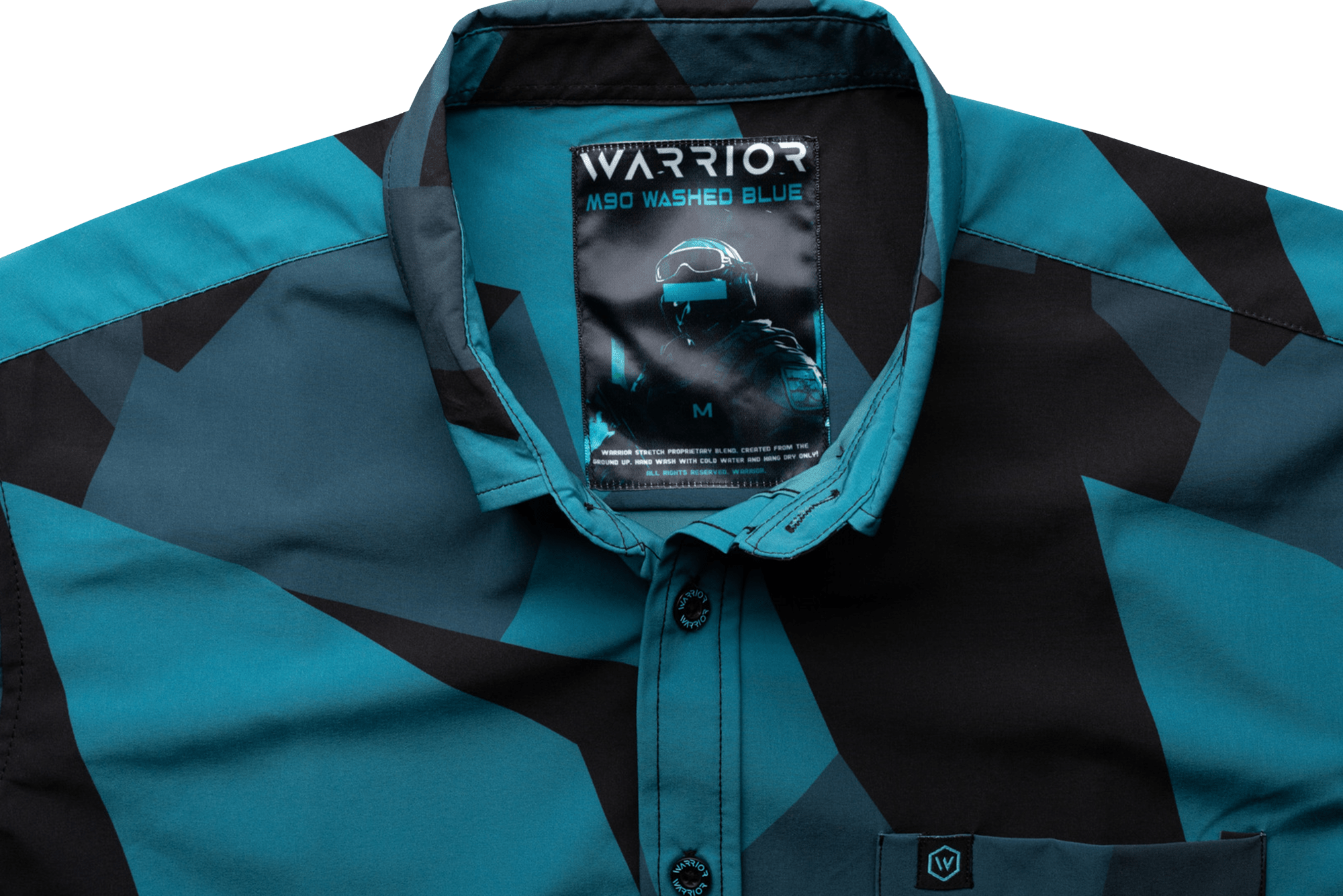 M90 Washed Blue Button Down FINAL SALE