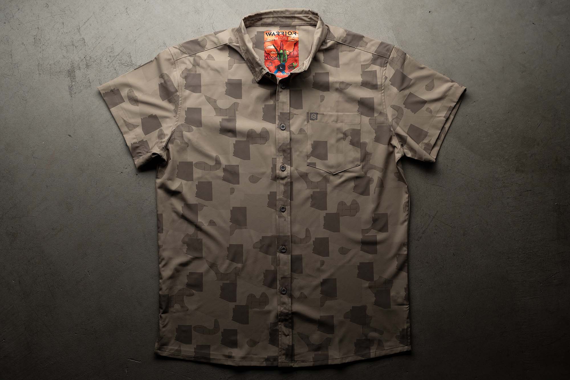 Arizona State Camo Button Down