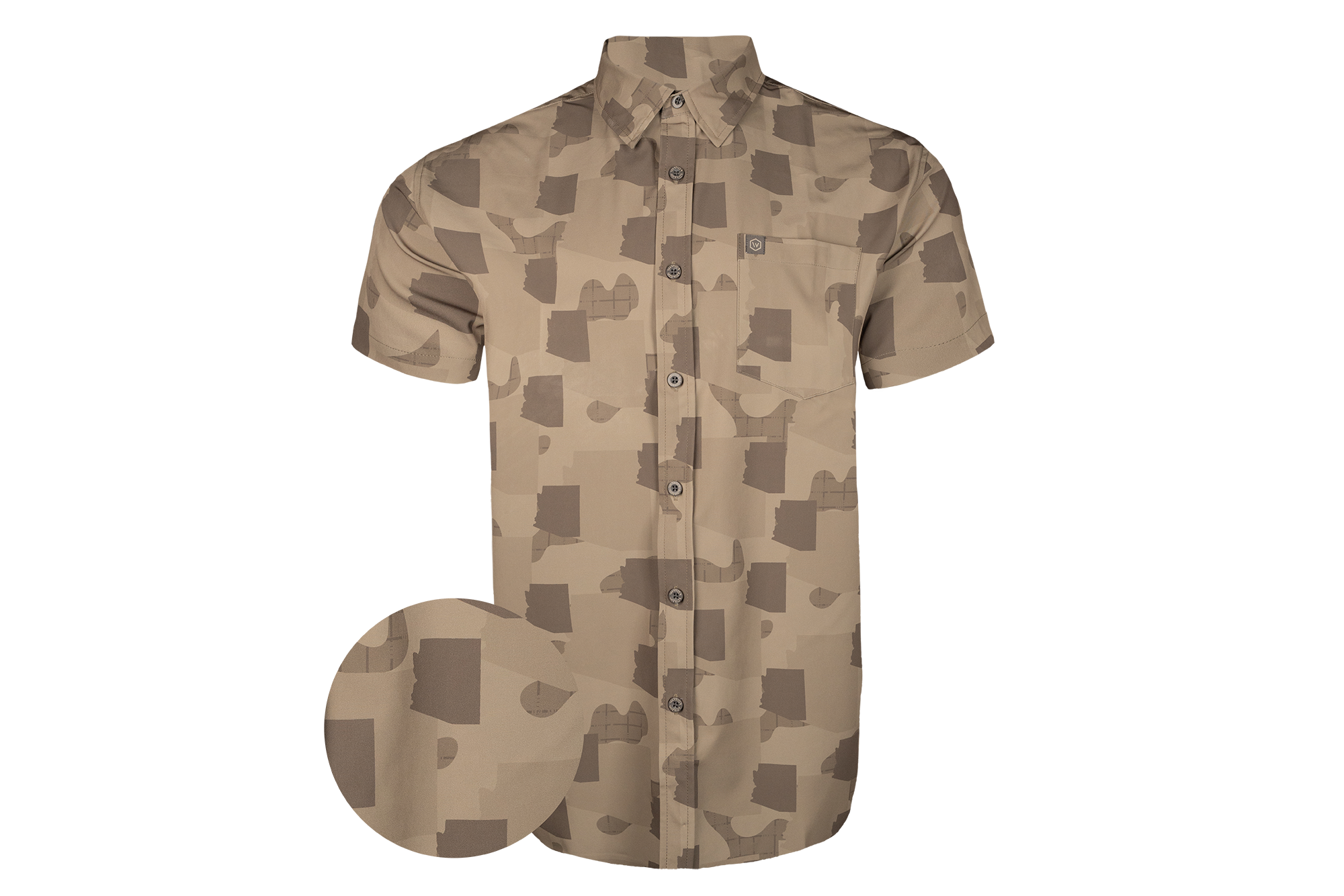 Arizona State Camo Button Down