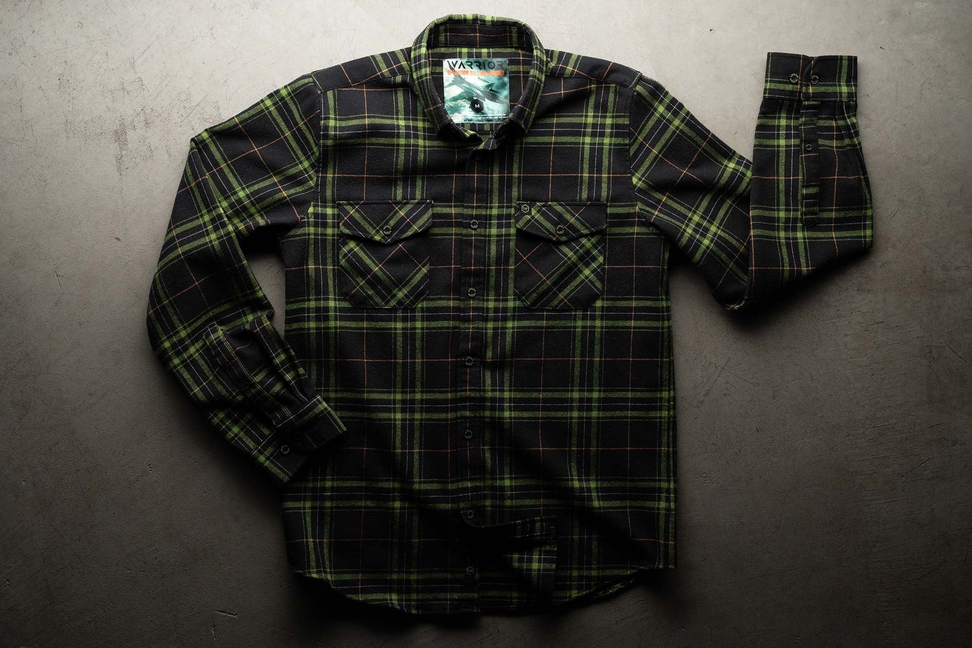 Operation Rolling Thunder Plaid Flannel