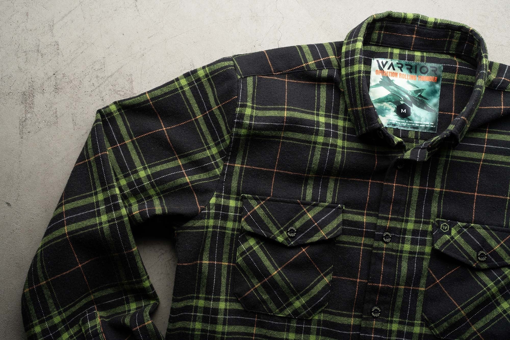 Operation Rolling Thunder Plaid Flannel