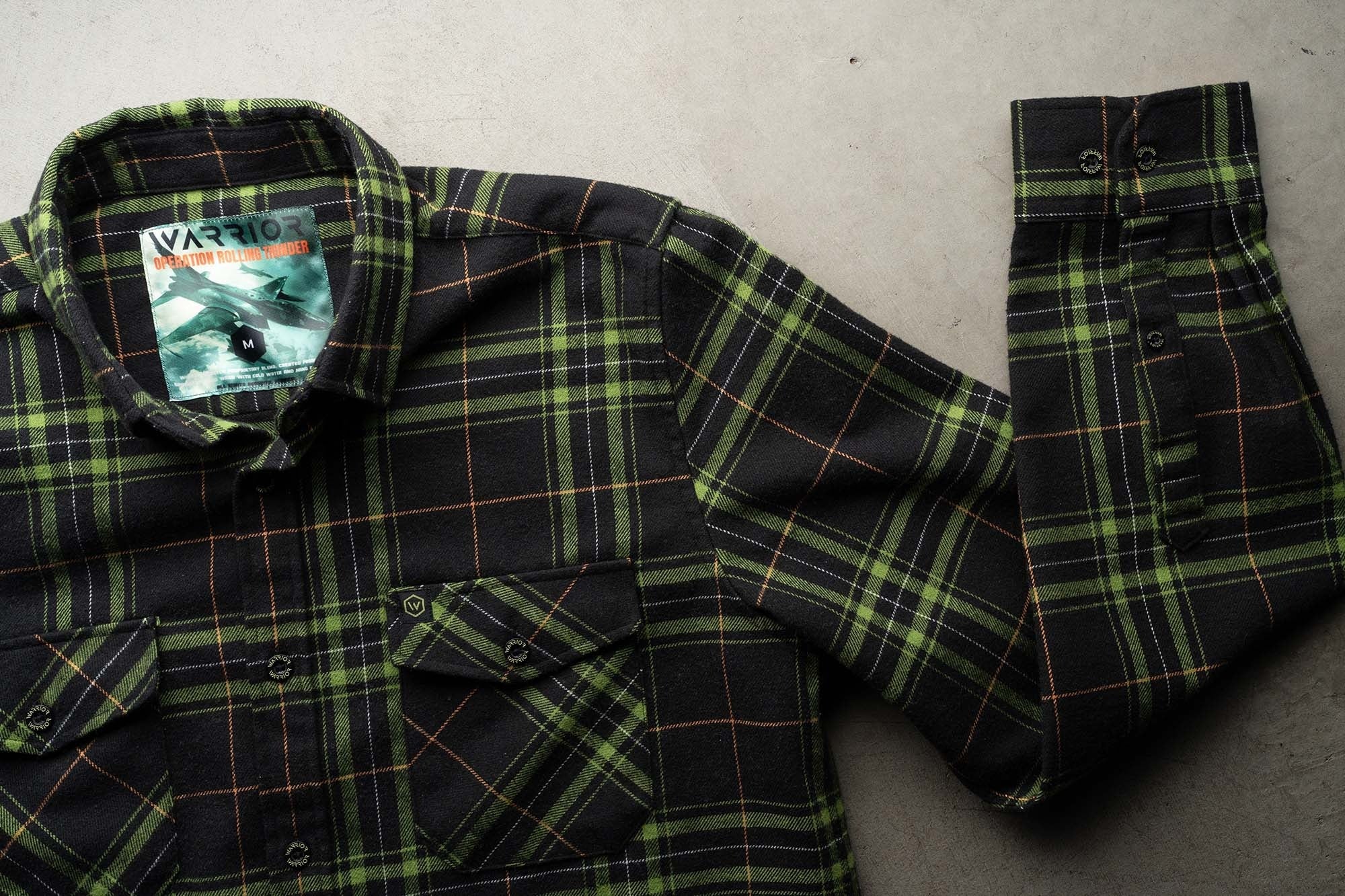 Operation Rolling Thunder Plaid Flannel