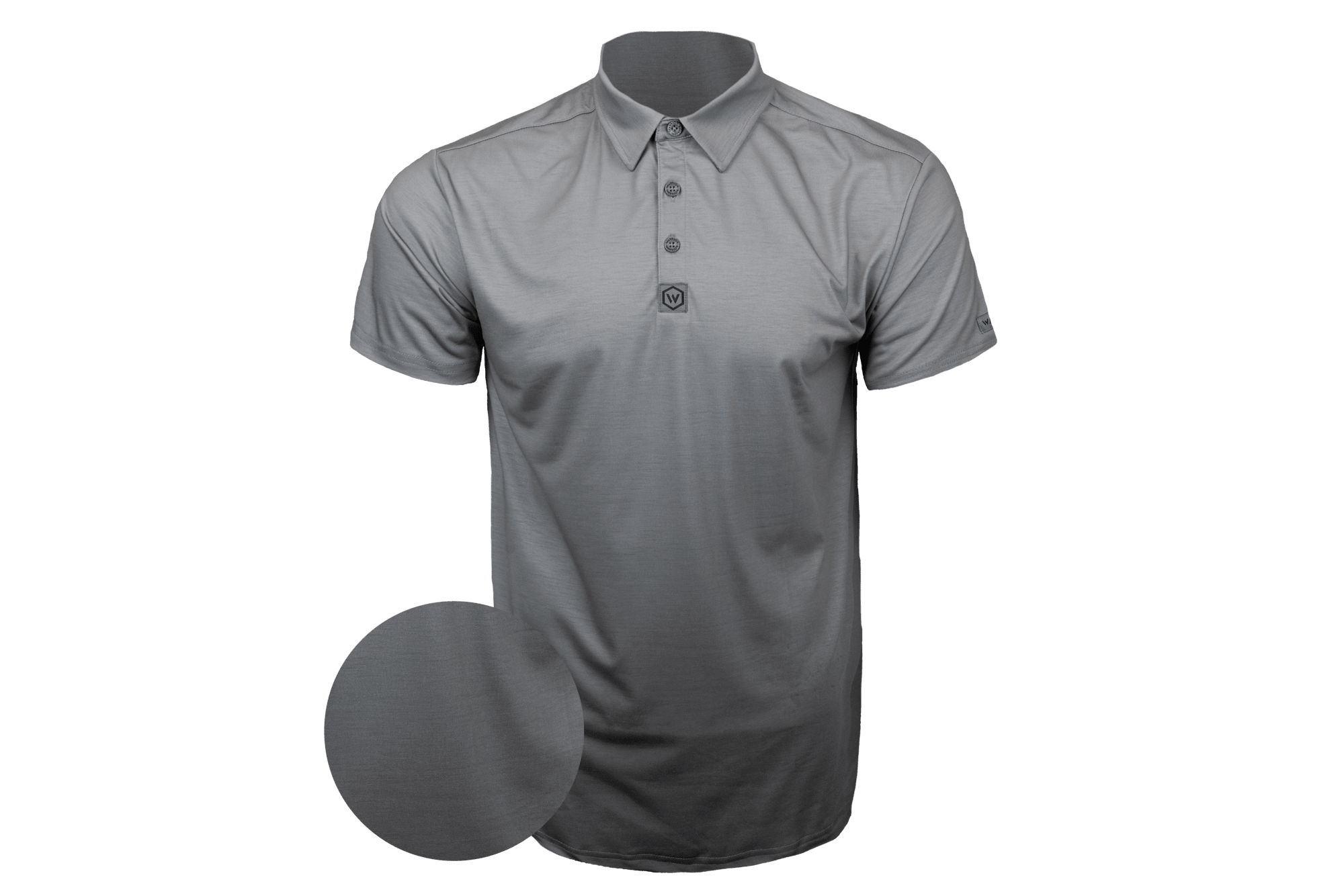 Solid Grey Polo