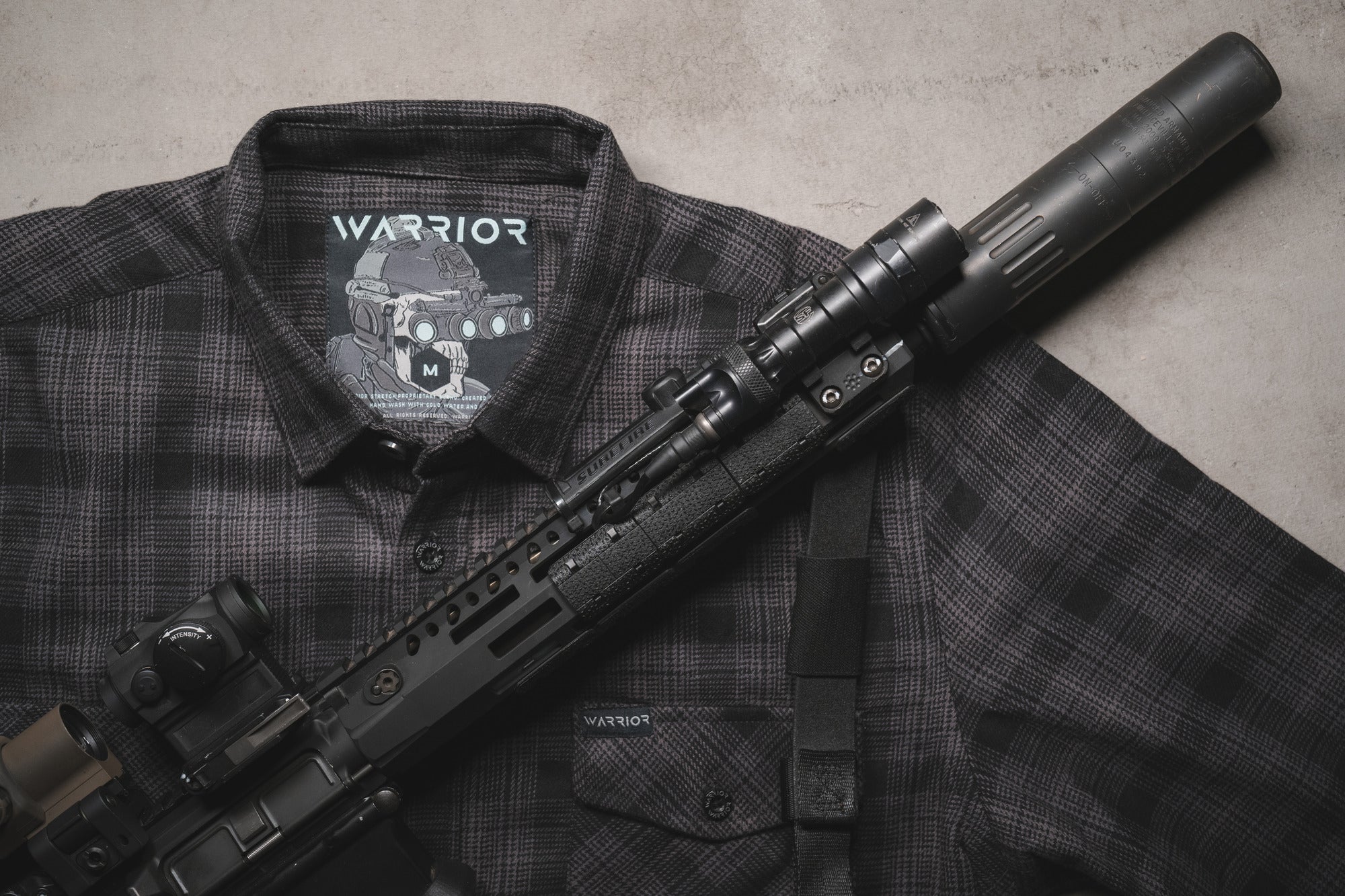 Black Ops Plaid Flannel