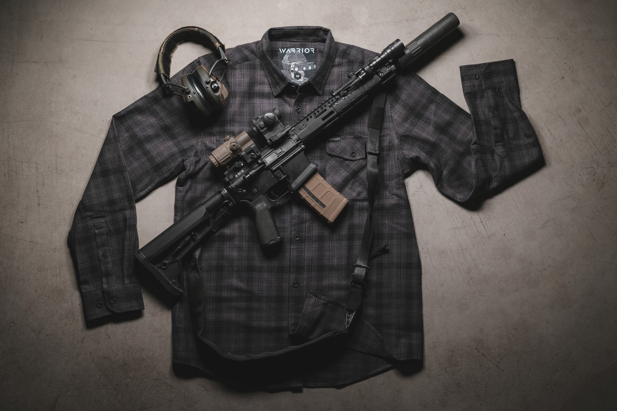 Black Ops Plaid Flannel