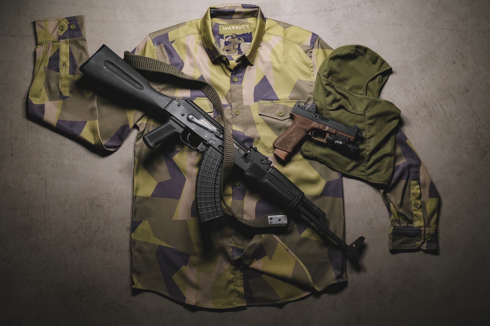 Swedish M90 Woodland Midweight Flannel