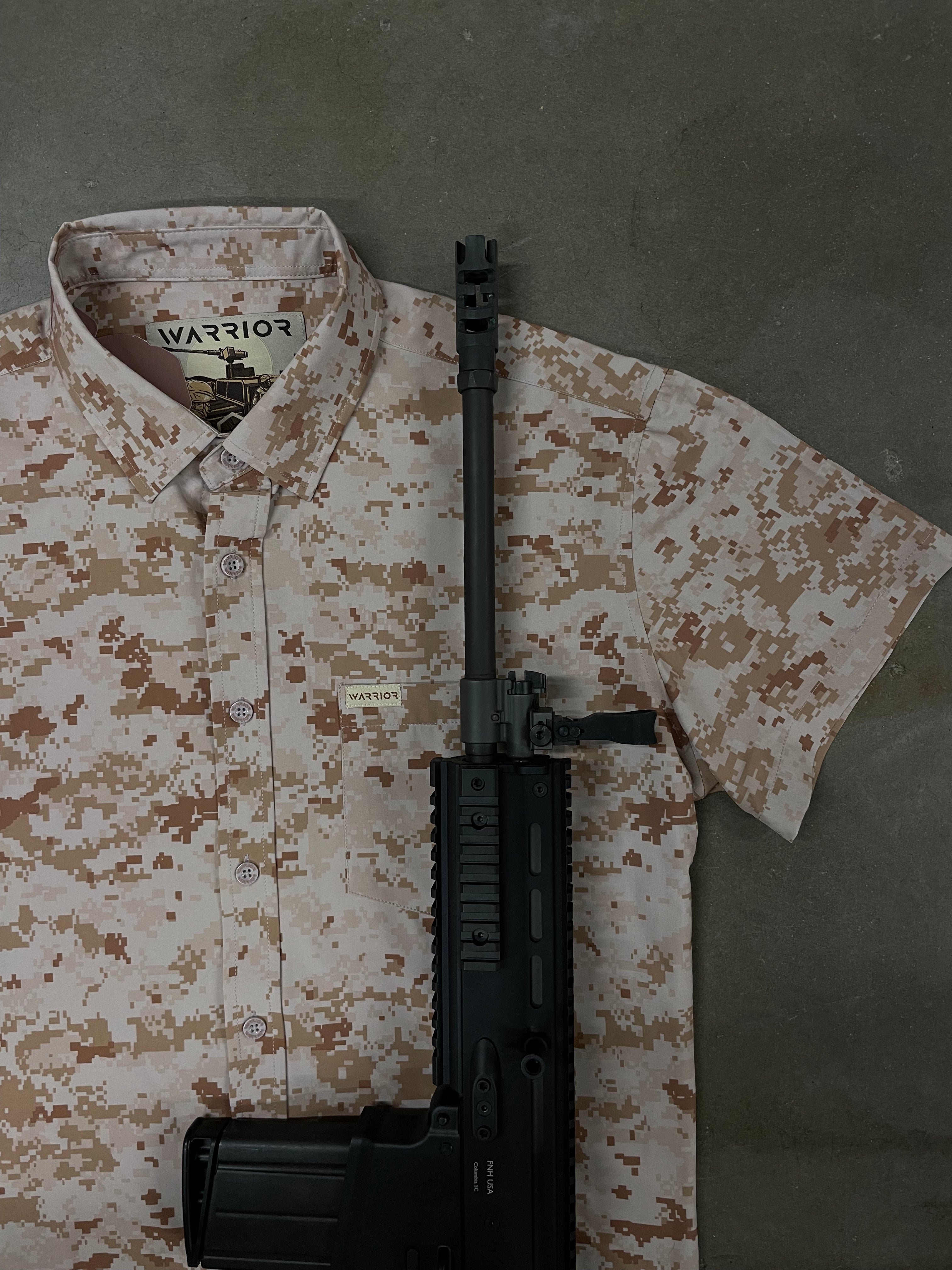 Desert Marpat Button Down