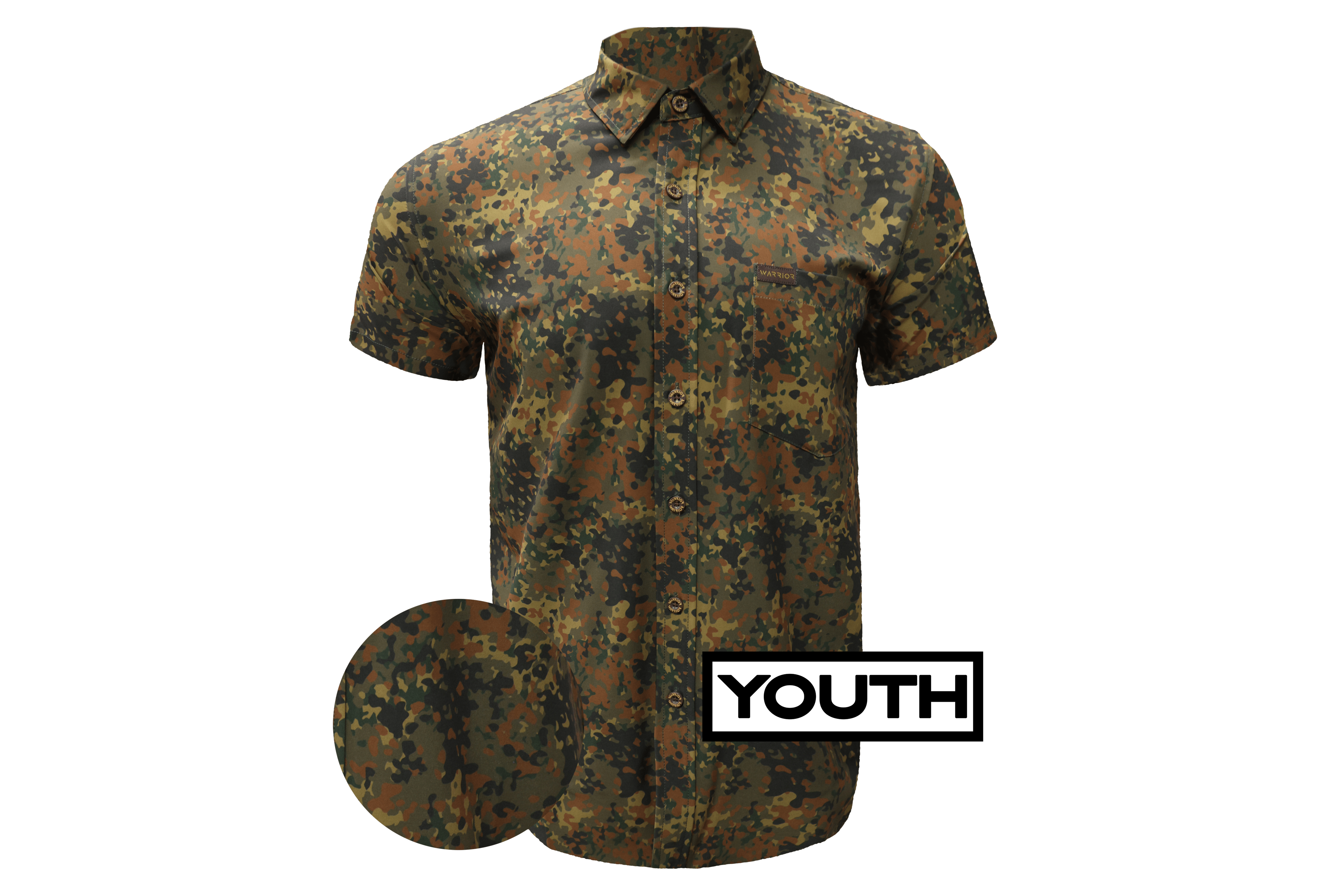 YOUTH Flecktarn Button Down