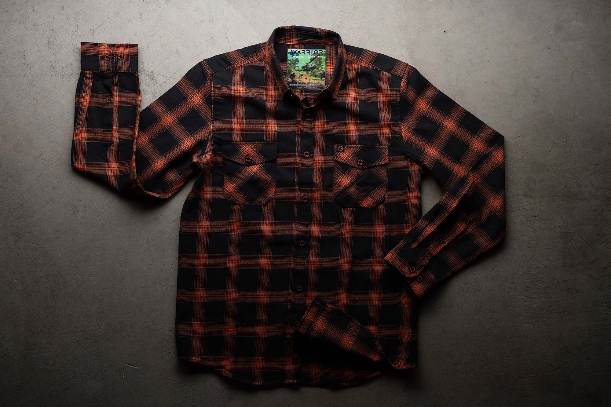 Operation Urgent Fury Plaid Flannel