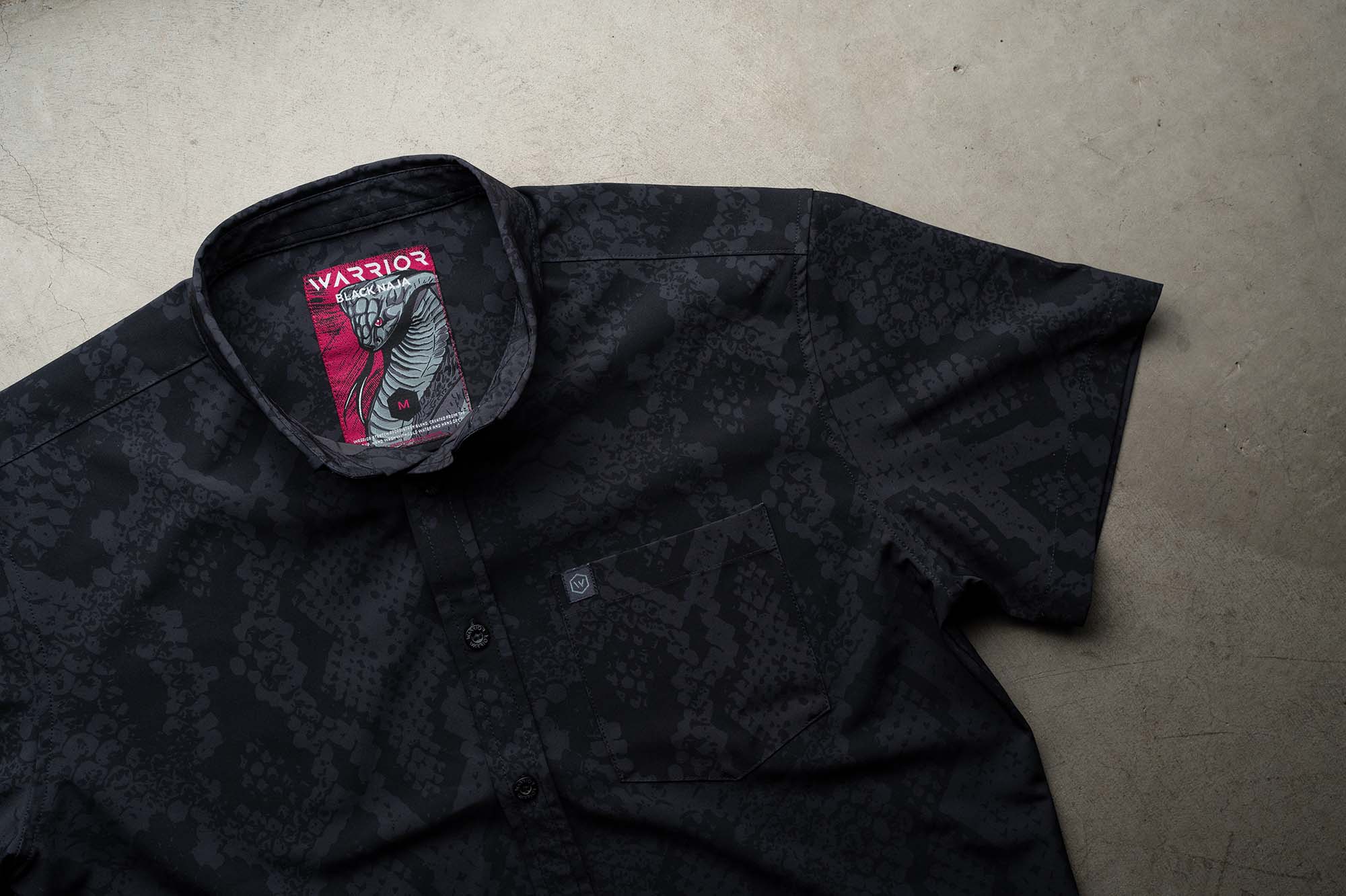 Black Naja Button Down