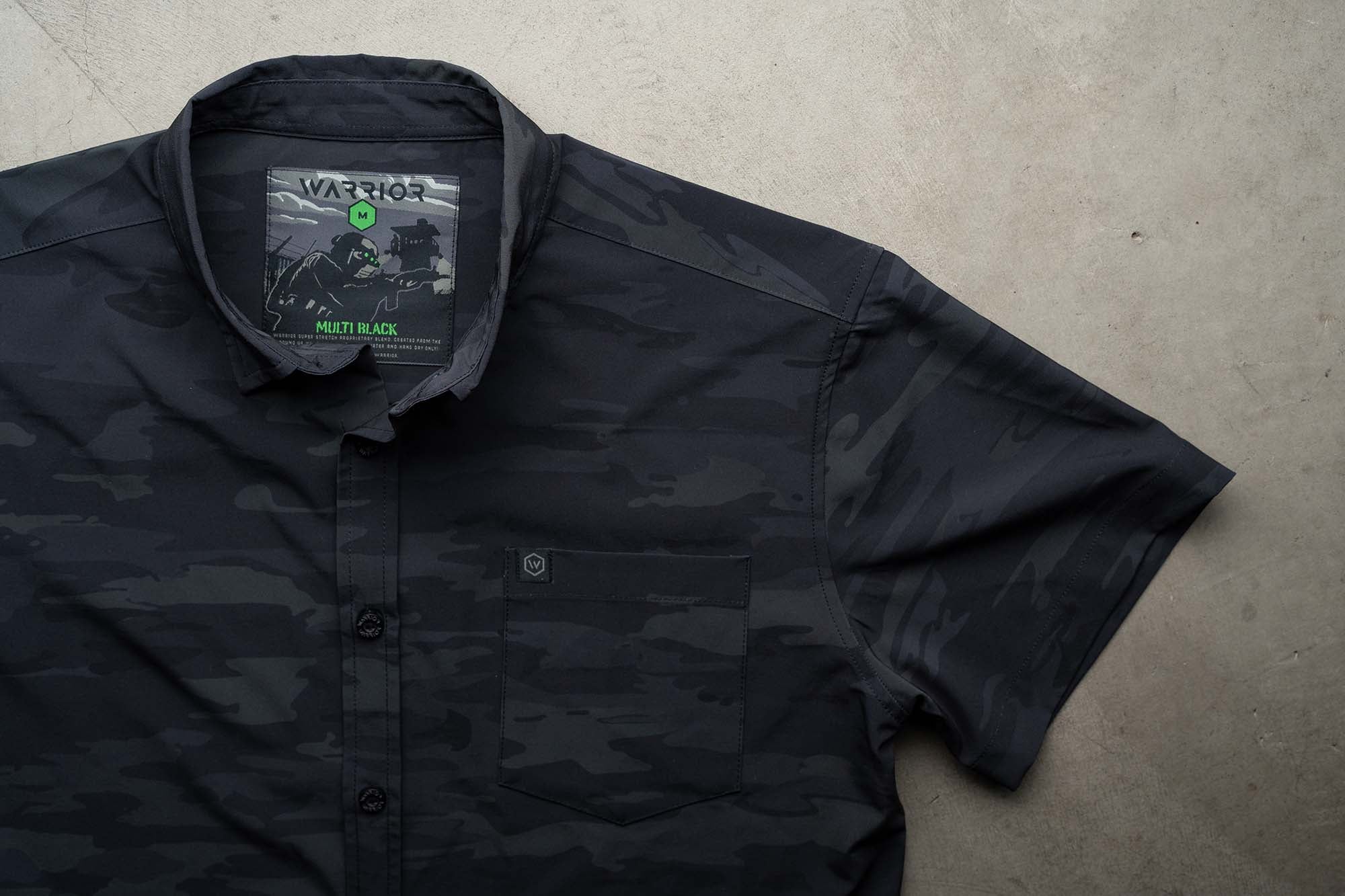 Multi Blackout Button Down