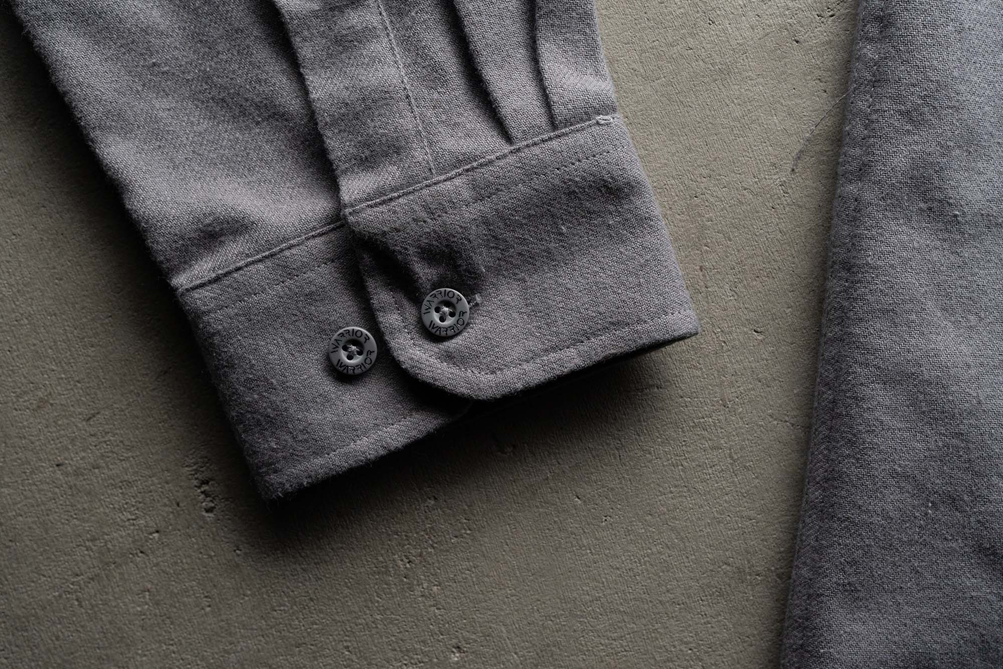 Solid Grey Midweight Flannel