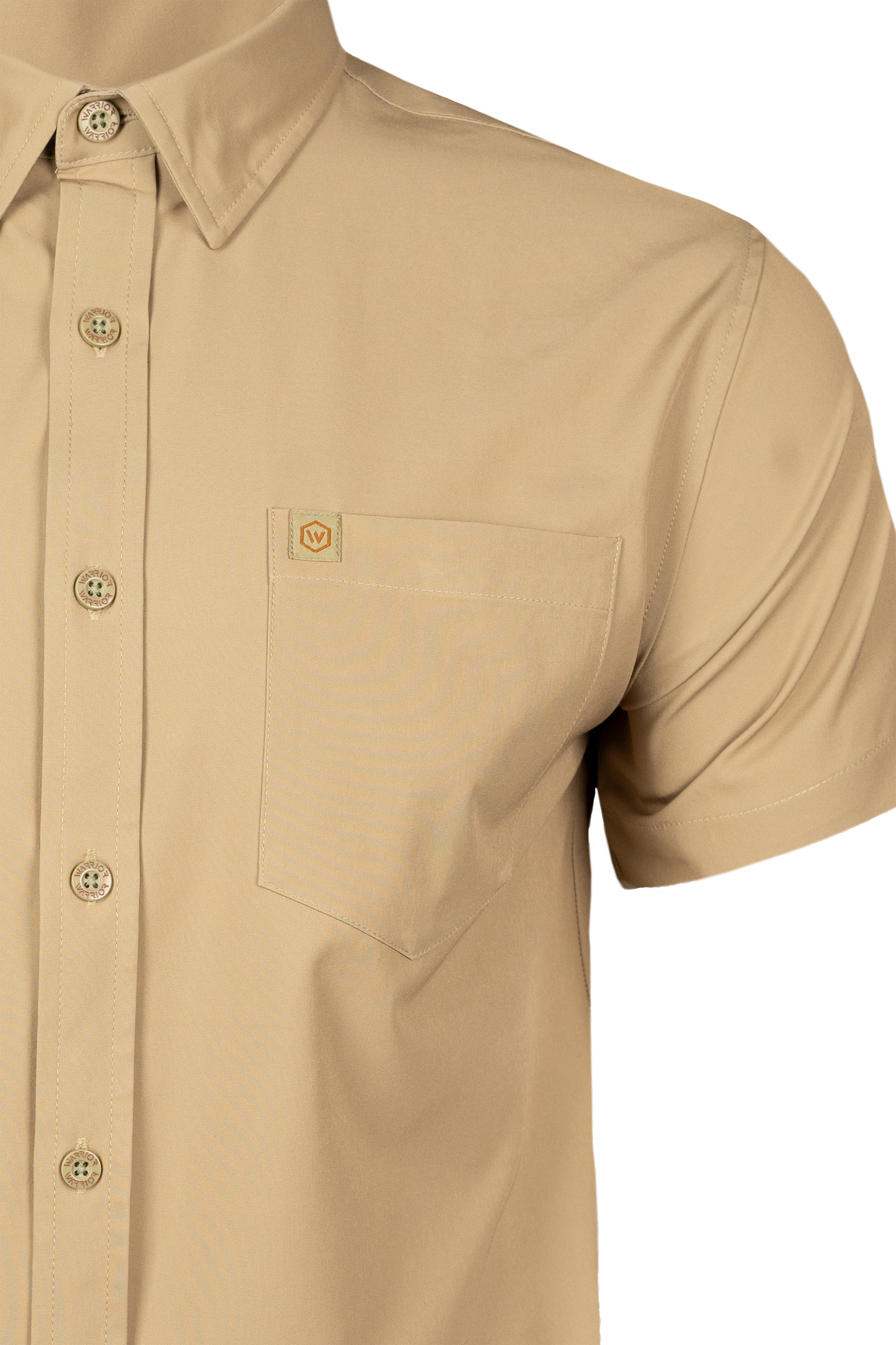 Solid Tan Button Down